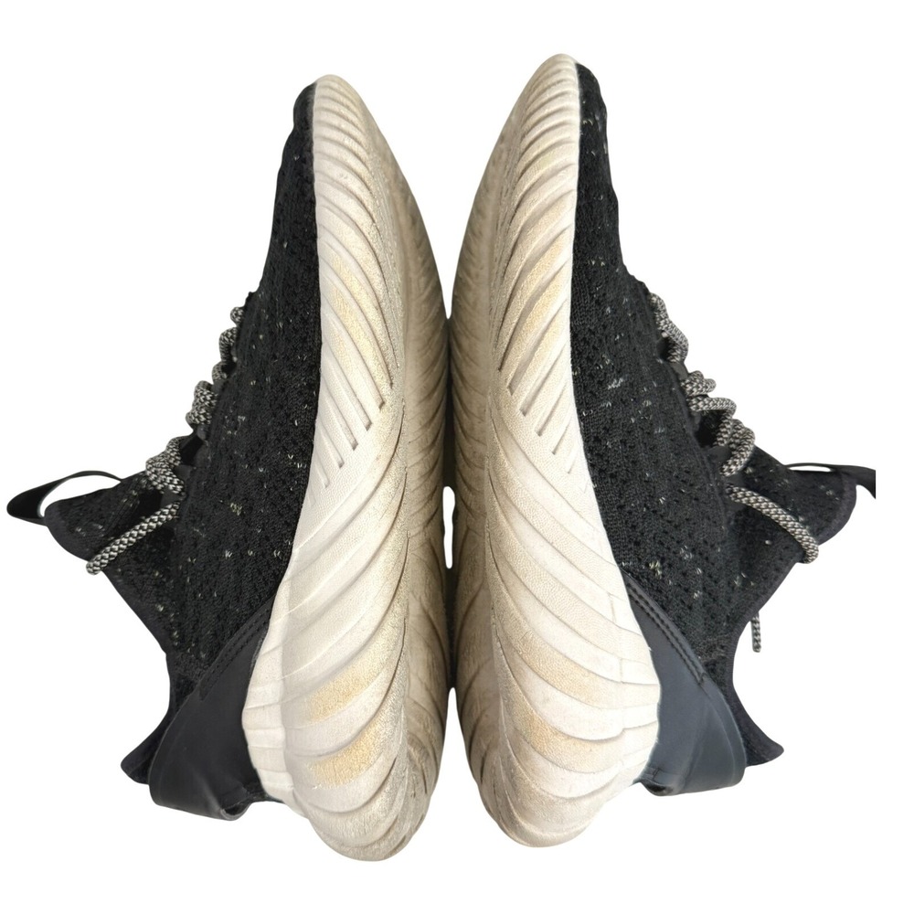 Adidas Tubular Primeknit Black White Running Shoes Sneakers Mens 6.5 Womens 8 - Picture 10 of 12